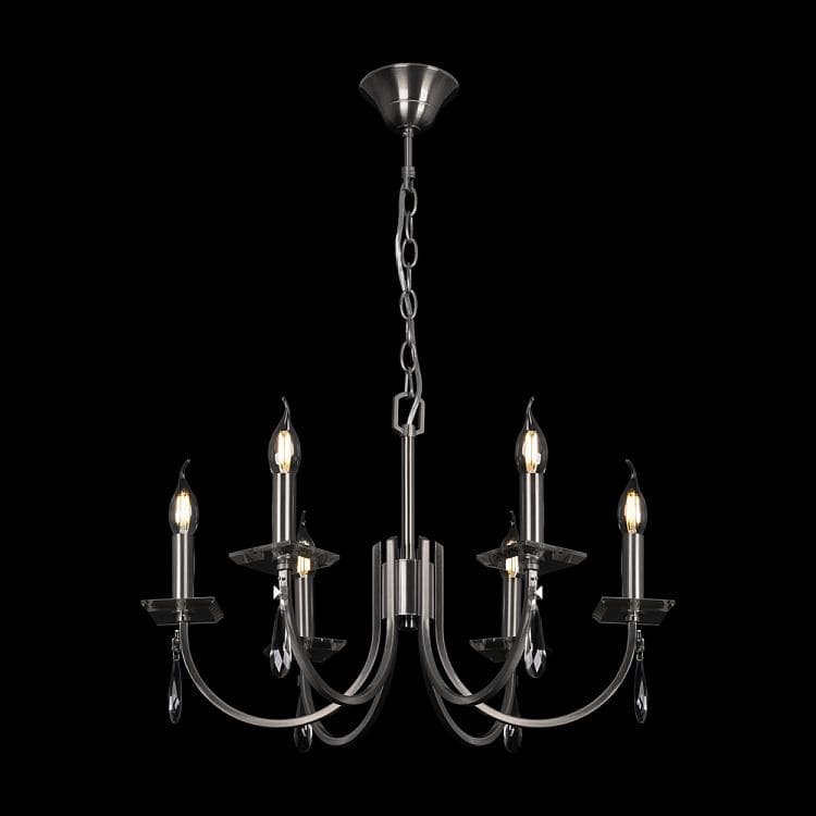 Freya Crystal Никель Люстра FR1006PL-06N — миниатюра 5