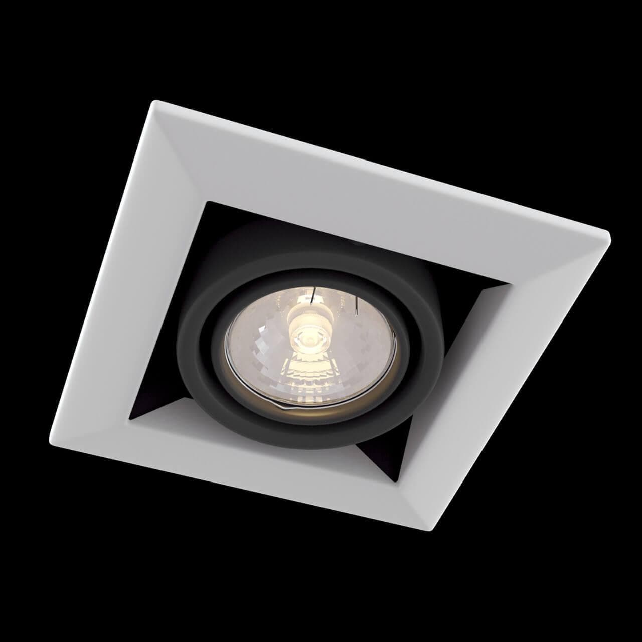 Maytoni DownLight Metal Белый Встроенный светильник 1xGU10 50W DL008-2-01-W — миниатюра 11