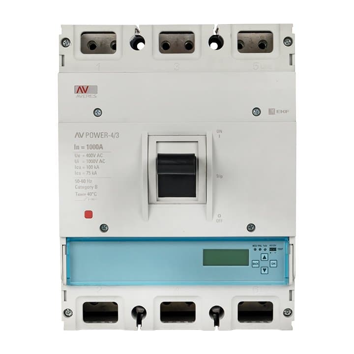 EKF Averes Автоматический выключатель AV POWER-4/3 1000А 100kA ETU6.0 — миниатюра 2