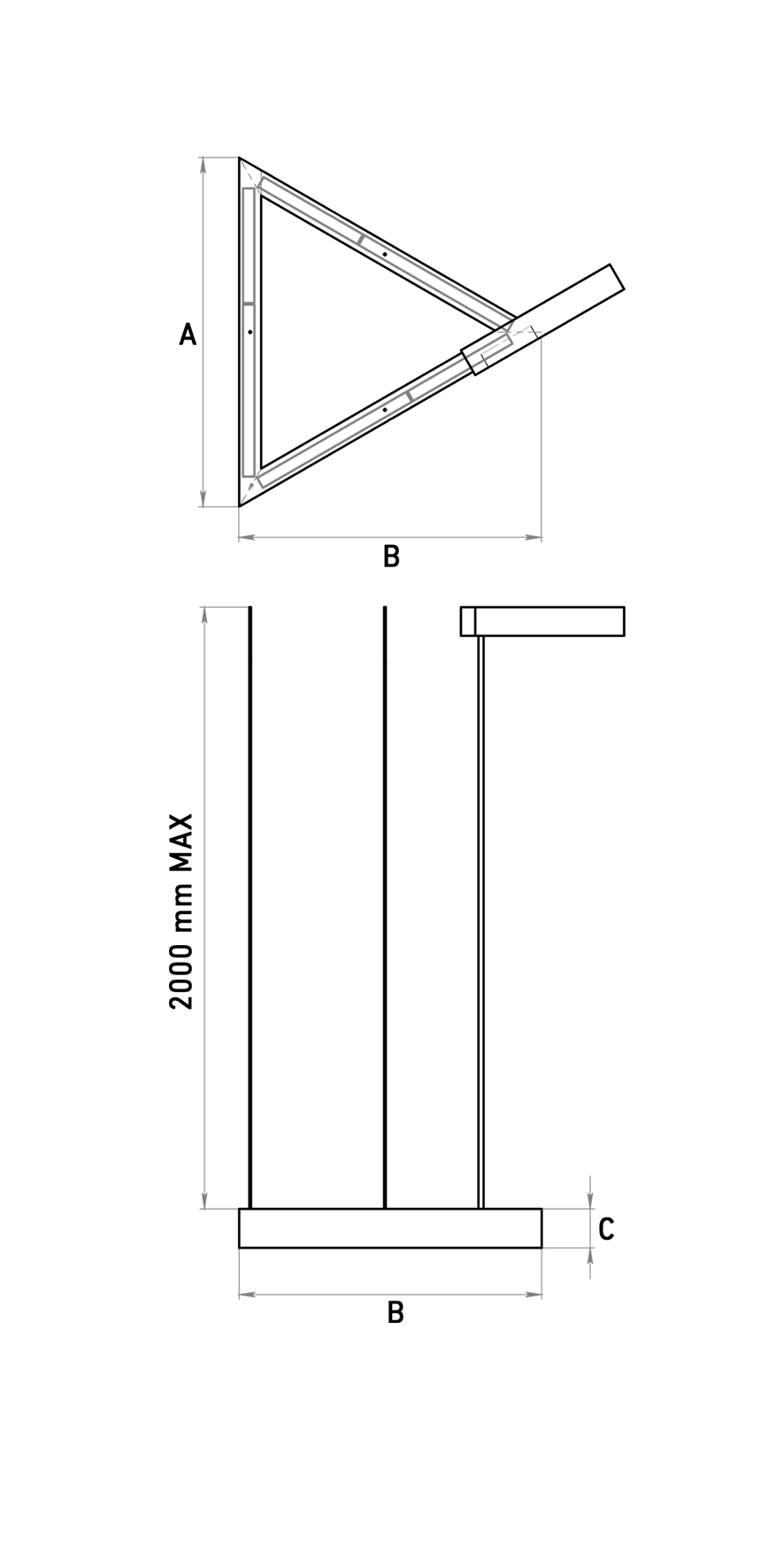 СТ PROFILE 30L P LED TRIGON 1200 WH 4000K — миниатюра 2