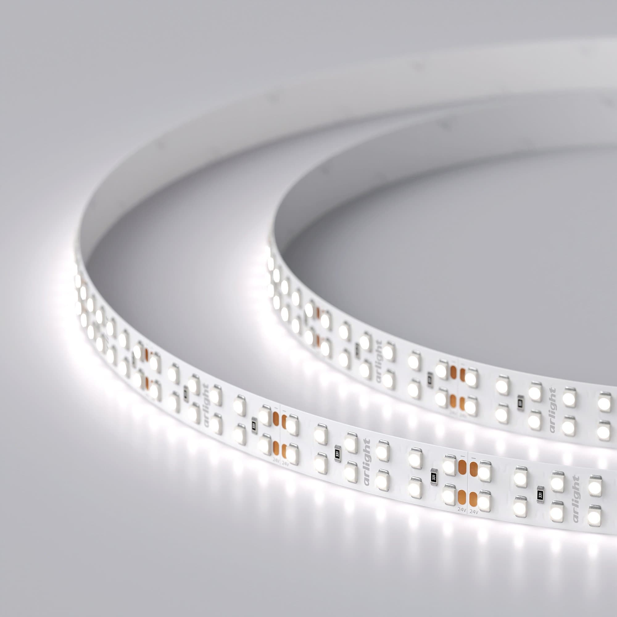 Arlight Светодиодная лента RT 2-5000 24V White6000 2x2 (3528, 1200 LED, LUX) (19.2 Вт/м, IP20) 008771(B) — миниатюра 4