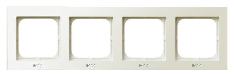 Ospel Sonata Бежевый Рамка 4-ая для выключатель IP-44 RH-4R/27