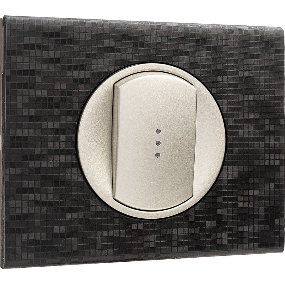Legrand Celiane2 Кожа блэк пиксел Рамка 1-я (2 мод) 069451 — миниатюра 7