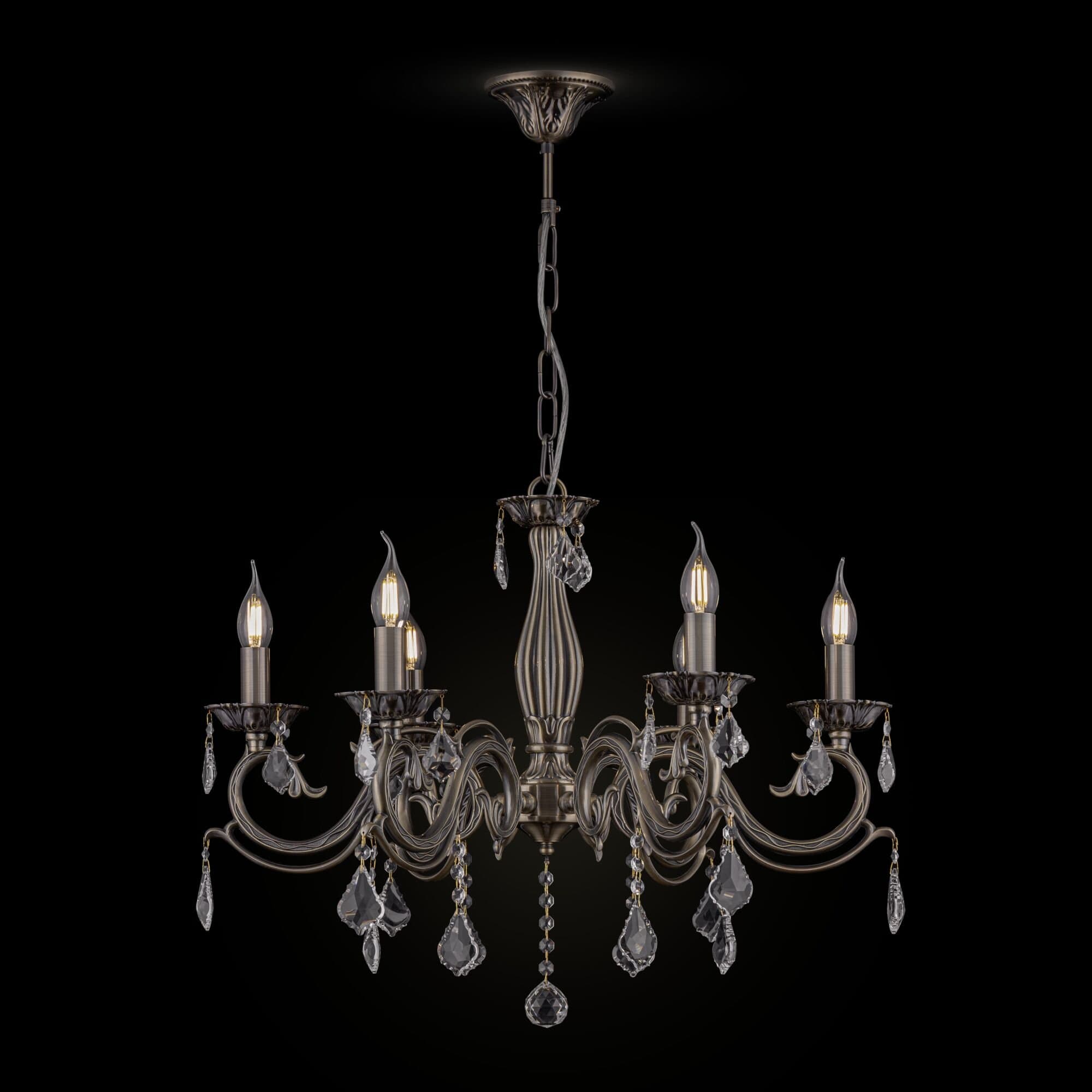 Maytoni Royal Classic Bronze Бронза Антик Люстра 6xE14 60W RC245-PL-06-R — миниатюра 5