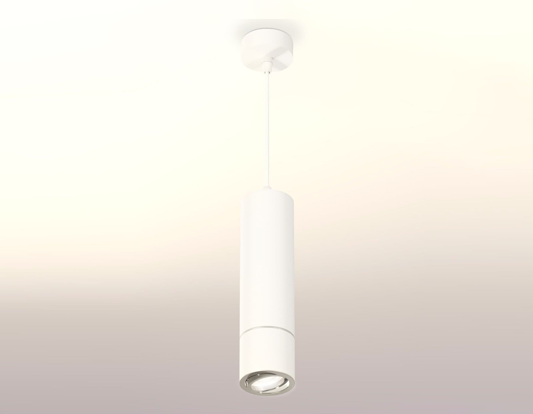 Ambrella Комплект подвесного поворотного светильника XP7401040 SWH/PSL белый песок/серебро полированное MR16 GU5.3 (A2310, C7455, A2070, C7401, N7003) — миниатюра 2