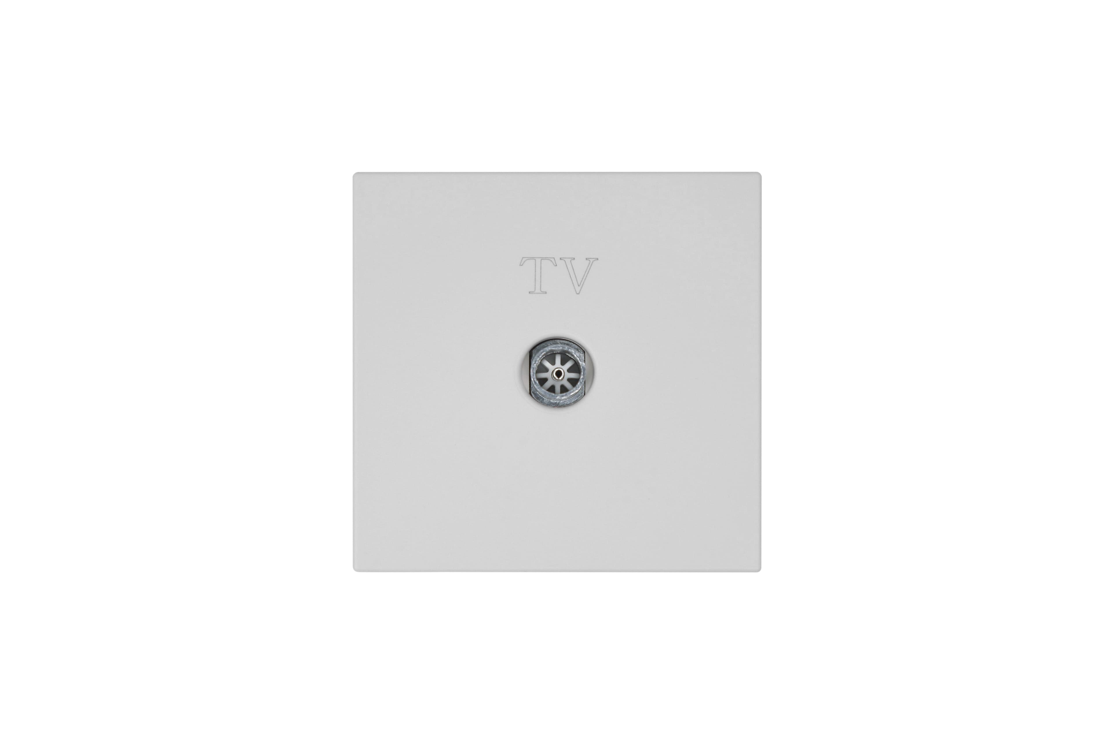 Jasmart FD Матовый тауп (soft touch) Розетка TV Φ9.5mm оконечная
