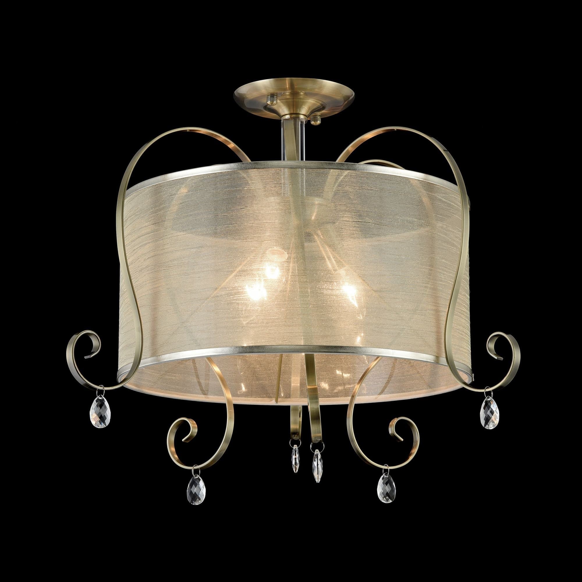 Freya Classic Simone Бронза Потолочный светильник E14 40W FR2020-CL-03-BZ — миниатюра 2