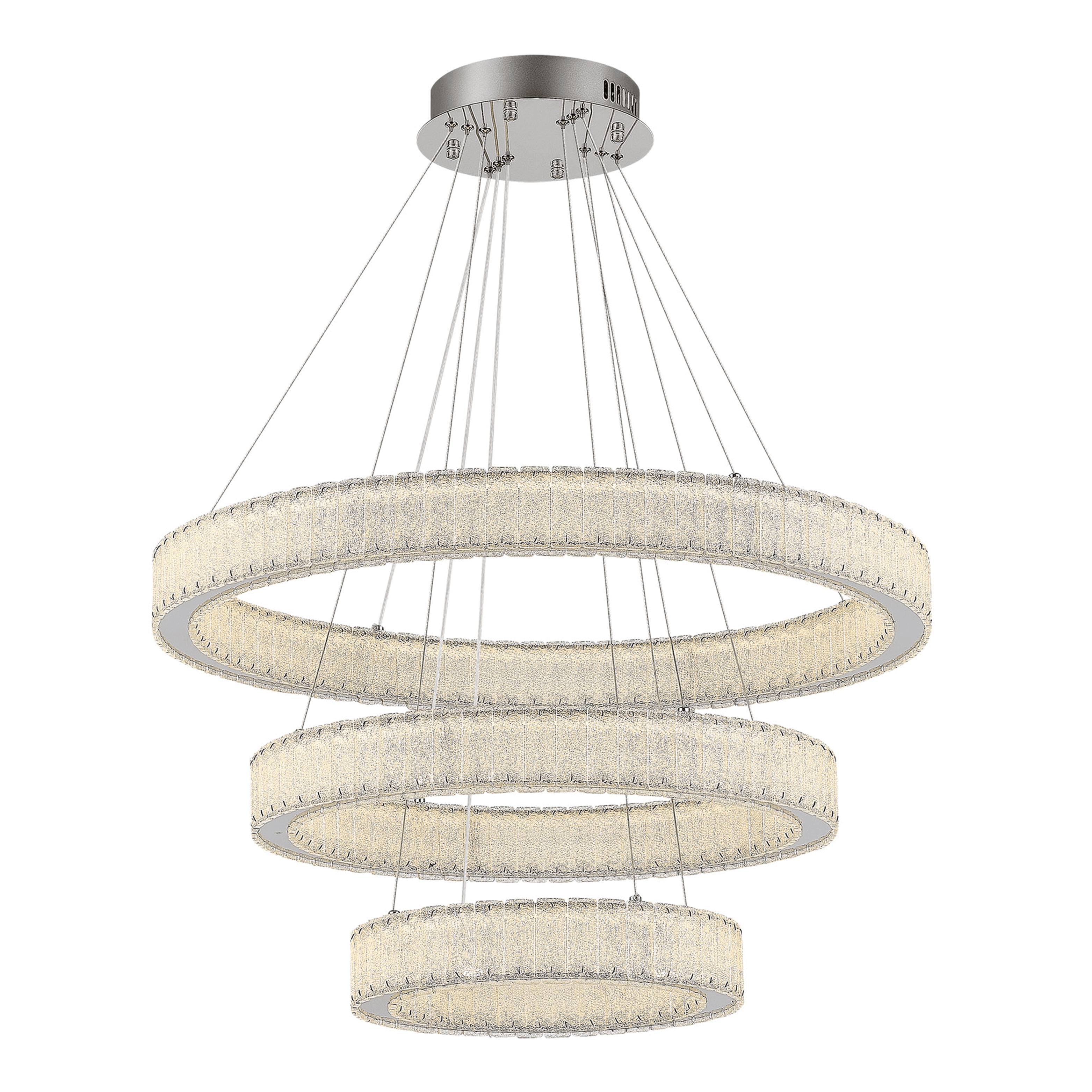 ST LUCE SL6008.103.03 Люстра подвесная Хром/Хром LED 3*95W 3000K