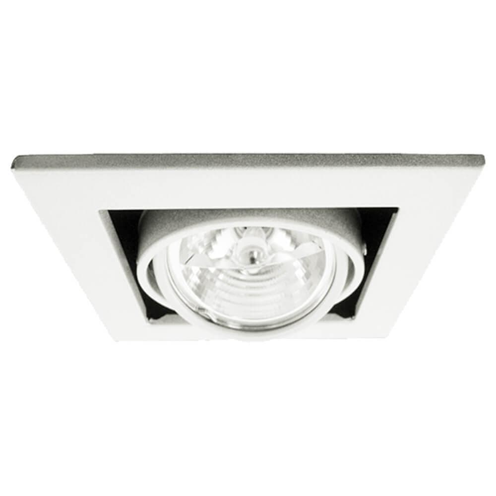 Arte Lamp Cardani Белый Светильник точечный встаиваемый 50W G5,3 1x500lm A5930PL-1WH — миниатюра 1