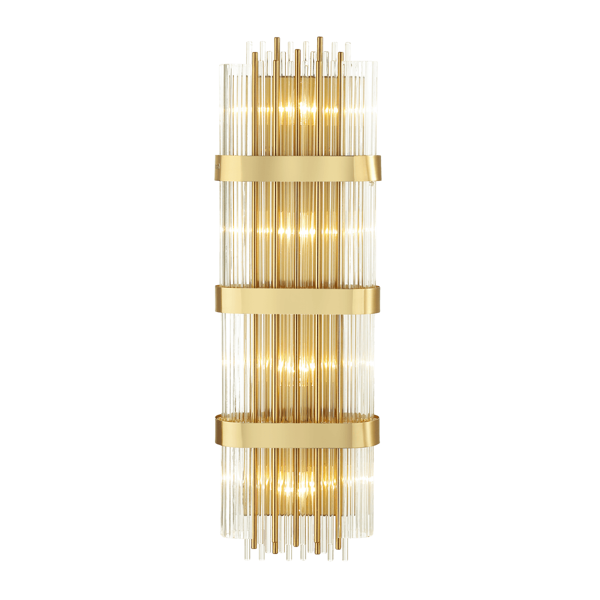 Odeon Light 4853/4W HALL ODL_EX21 золото/стекло Настенный светильник E14 4*40W высота 810см EMPIRE — миниатюра 2
