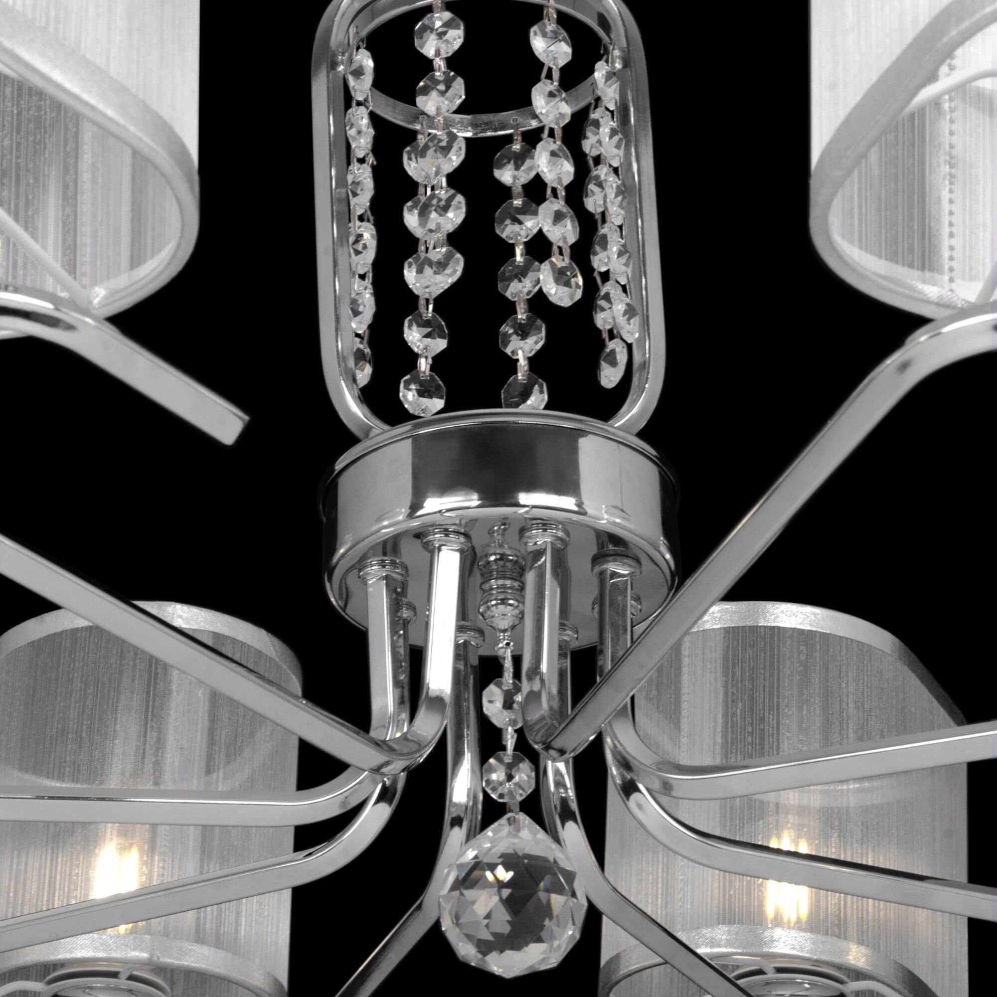 Freya Modern Elin Хром Люстра E14 40W FR5016PL-05CH — миниатюра 6