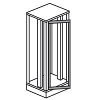 Legrand XL3 Рама Панель лицевая поворотная 24M 020568 — миниатюра 2