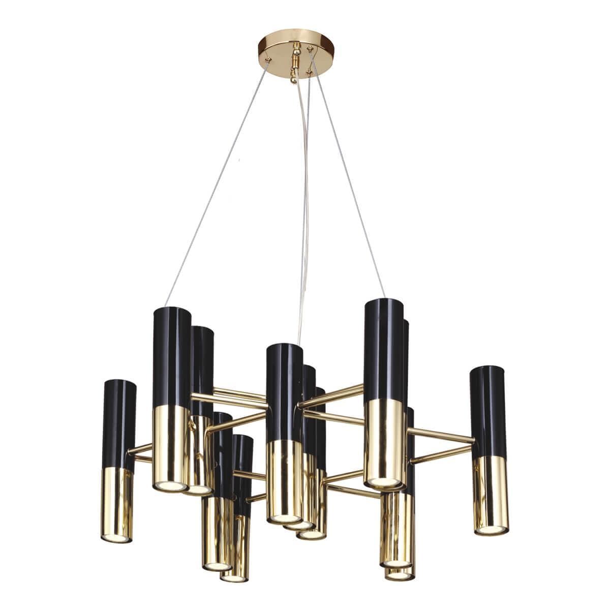Favourite Ultra Черная Люстра 13*GU10LED*4W (в комплекте) 1600-13P