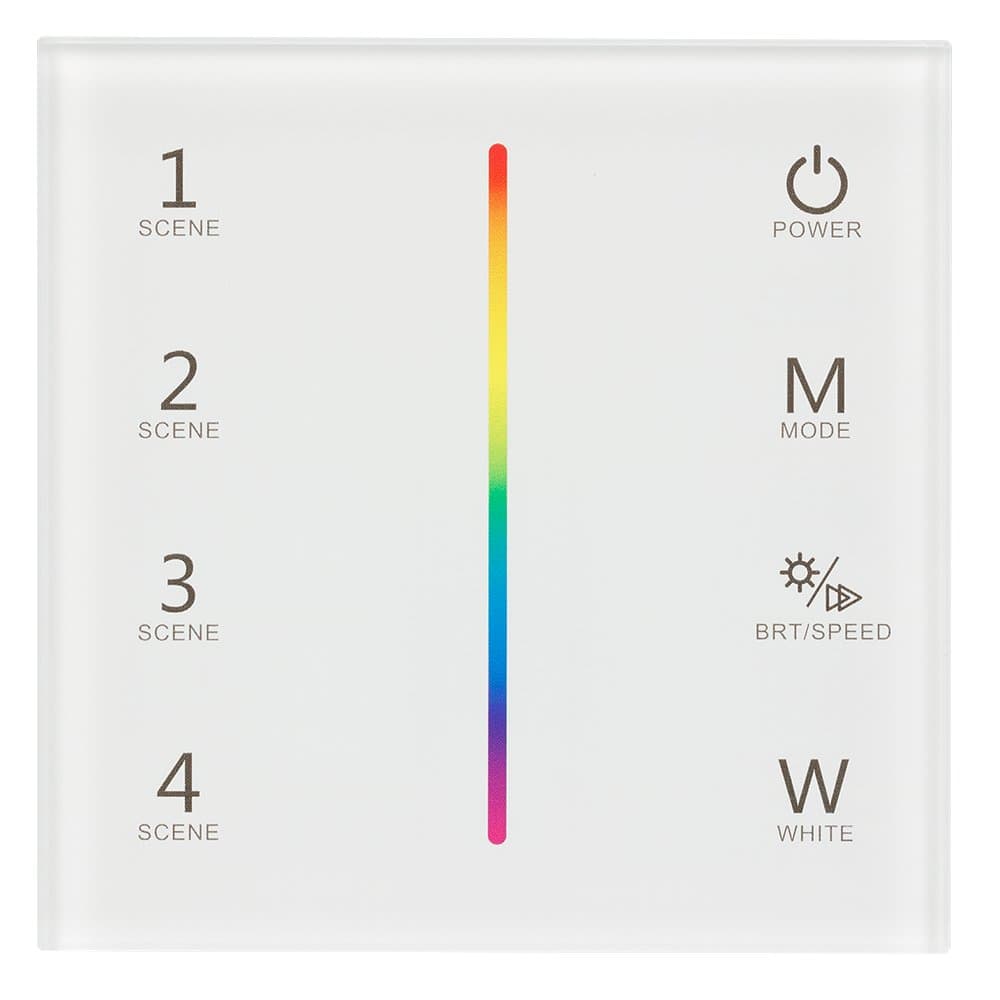 Arlight Панель Sens SMART-P22-RGBW White (12-24V, 4x3A, 2.4G) (IP20 Пластик, 5 лет) 025168 — миниатюра 3