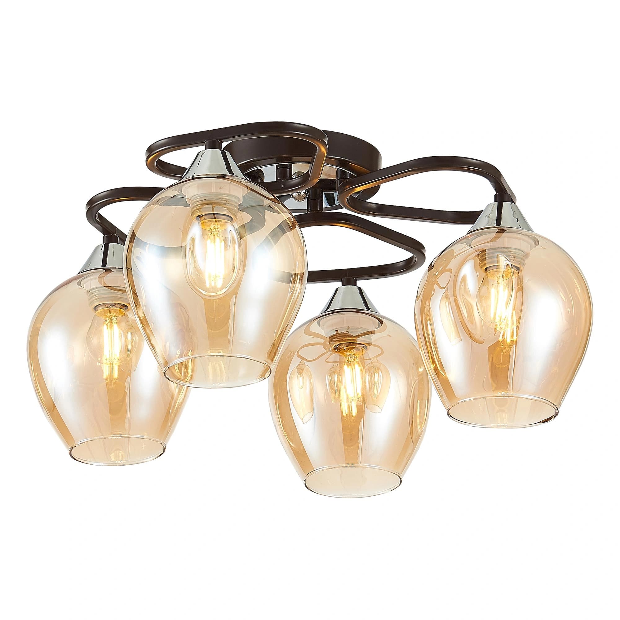 Citilux CL468141 Балатон Кофейный Люстра
