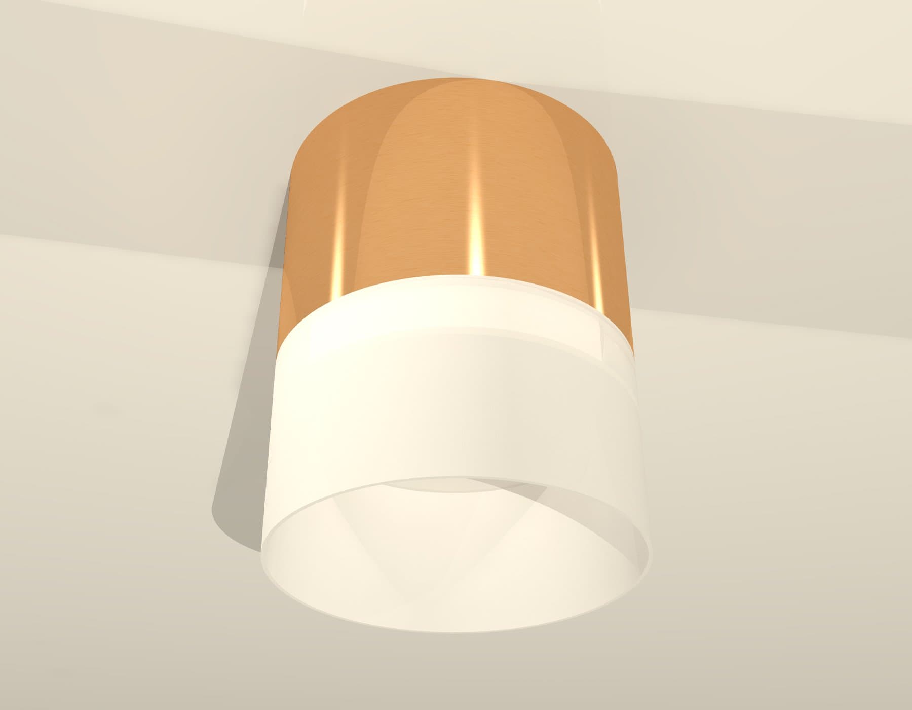Ambrella Комплект накладного светильника с акрилом XS8121011 PYG/FR золото желтое полированное/белый матовый GX53 (C8121, N8402) — миниатюра 3