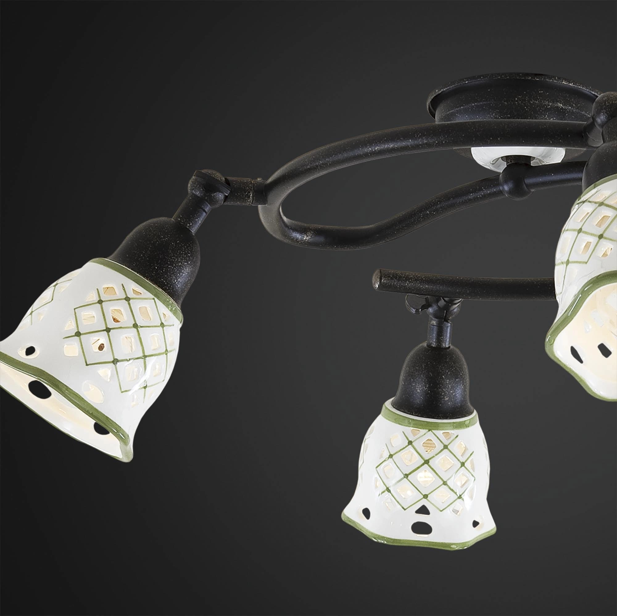 Citilux CL534542 Ажур Зеленый Светильник Наст.-Потол — миниатюра 3