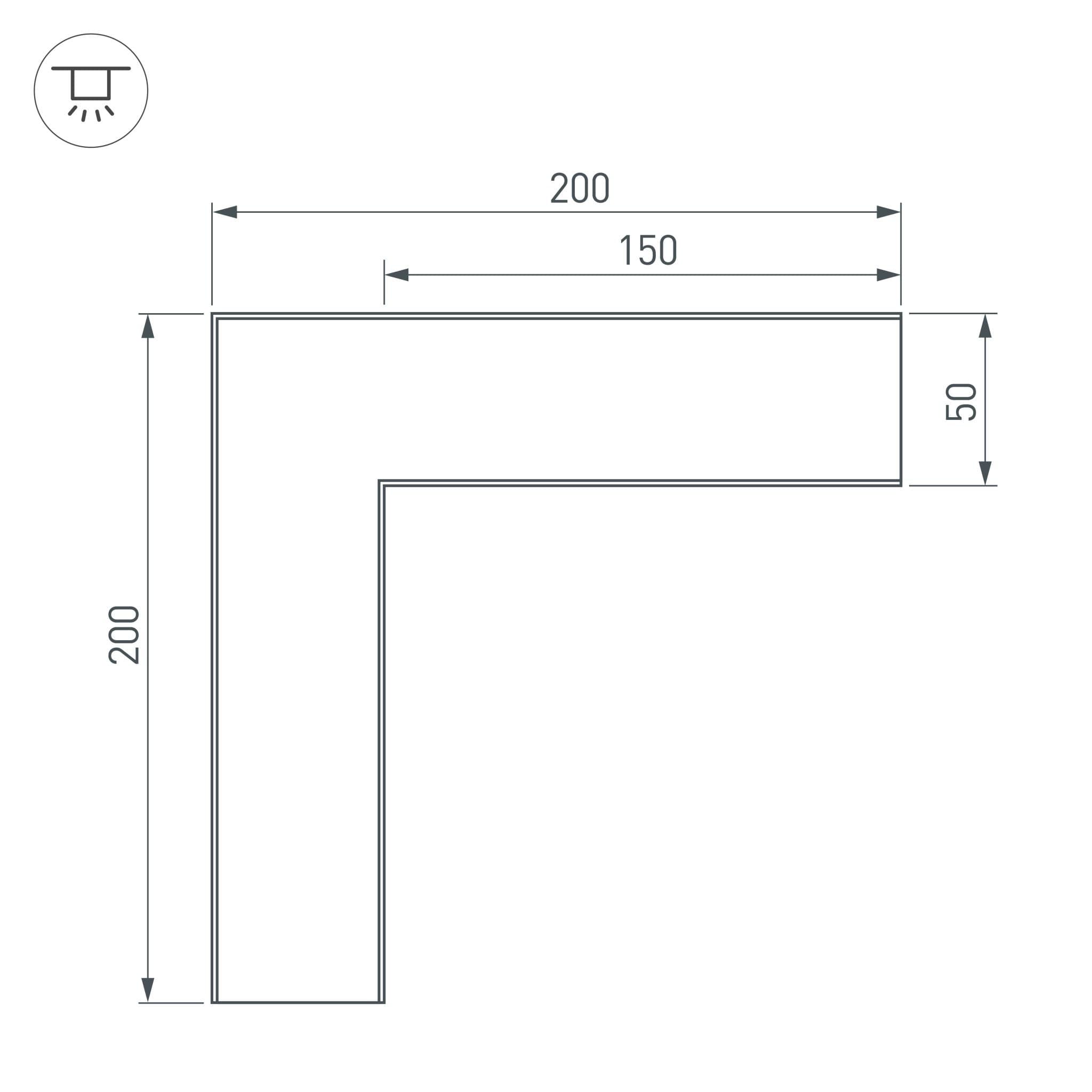 Arlight Угол SL-LINE-5035 (Металл) 030116 — миниатюра 3