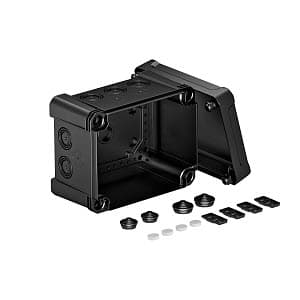 OBO Bettermann Распределительная коробка X10, IP 67, 191х151х126 мм, черная 2005126 — миниатюра 2