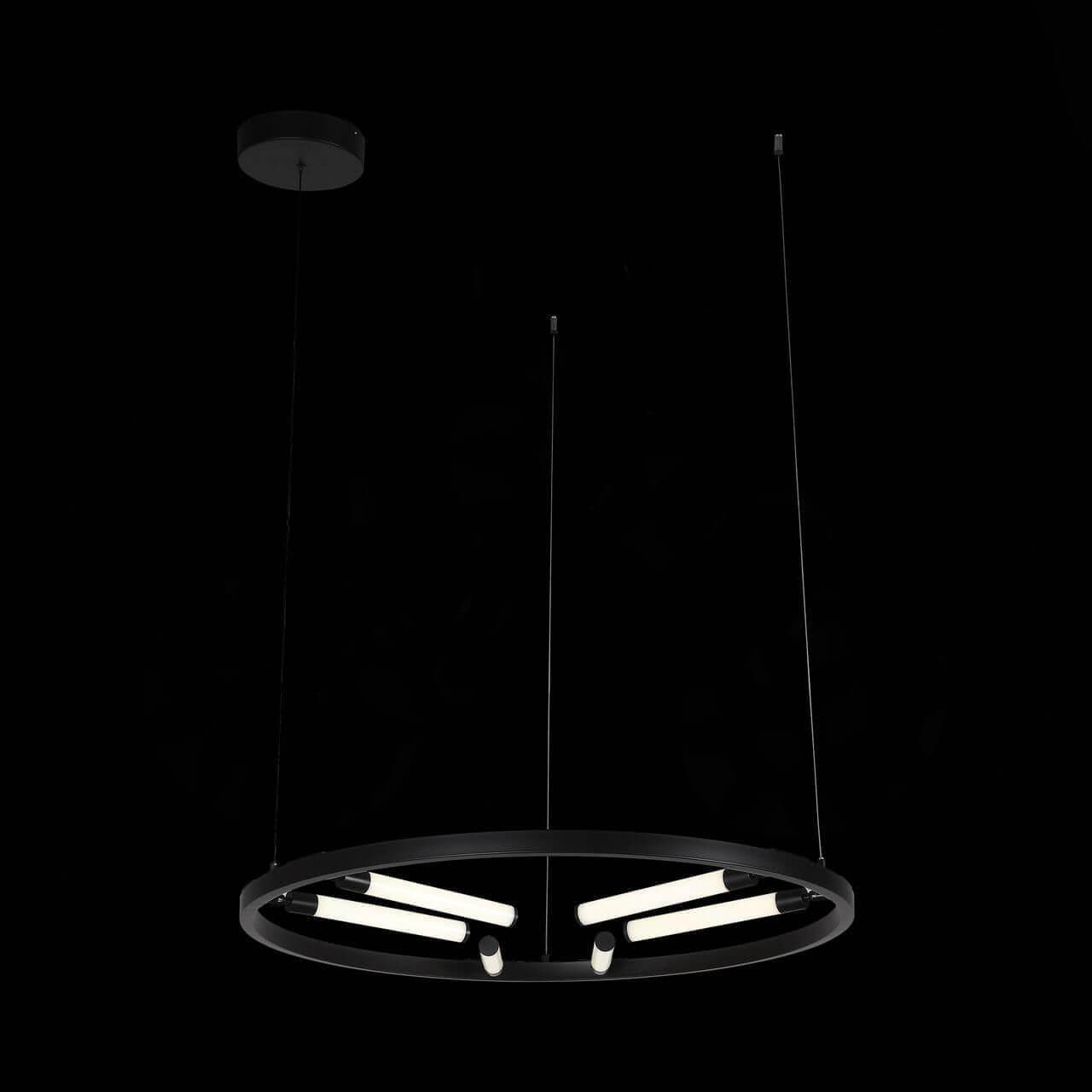 ST LUCE SL393.403.06 Светильник подвесной Черный/Белый LED 6*6W — миниатюра 3