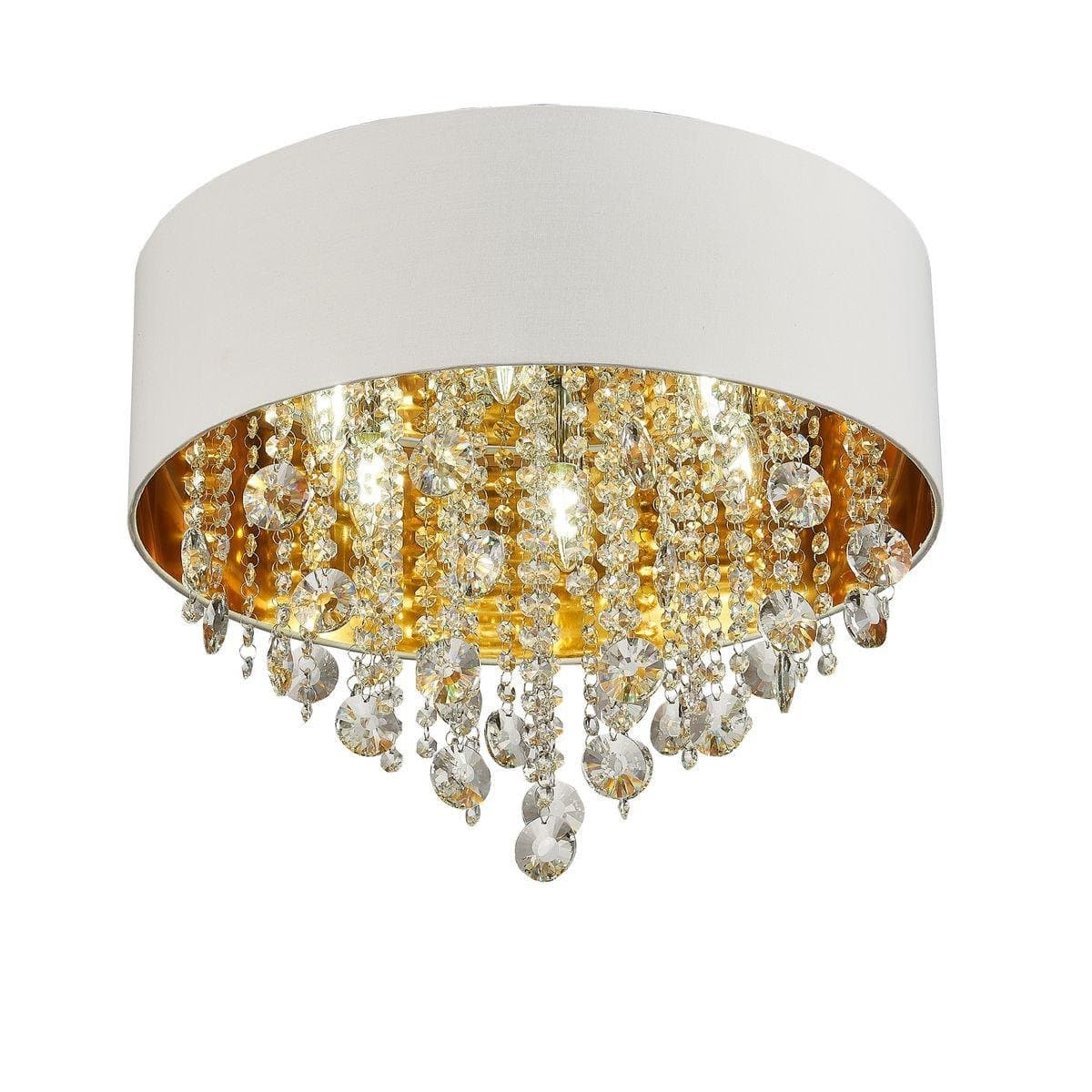 ST Luce SL1350.502.06 Светильник потолочный Хром/Белый, Золотой, Прозрачный E14 6*40W — миниатюра 3