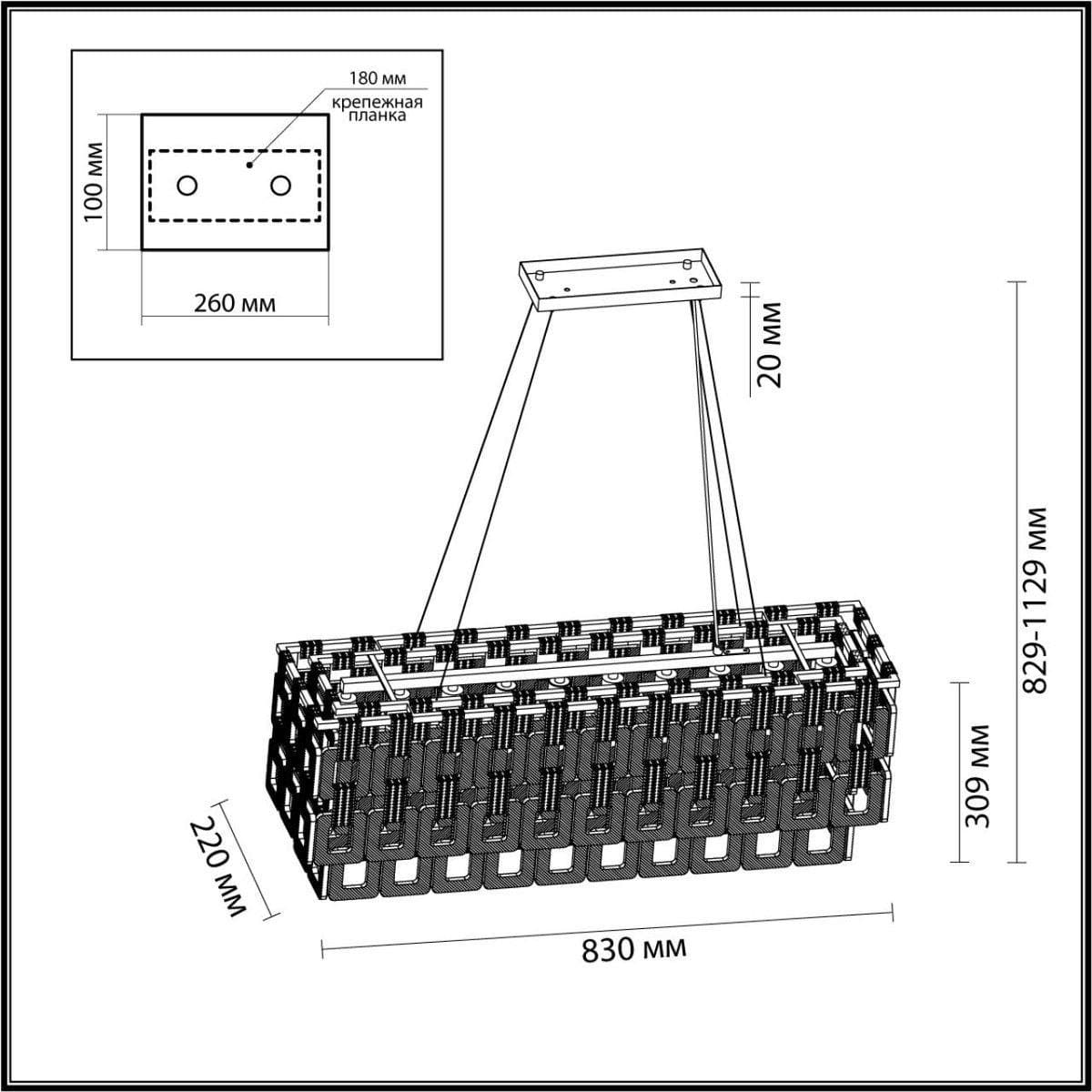 Odeon Light 4989/10 HALL ODL22 389 золотой/стекло Люстра E14 10*40W BUCKLE — миниатюра 3