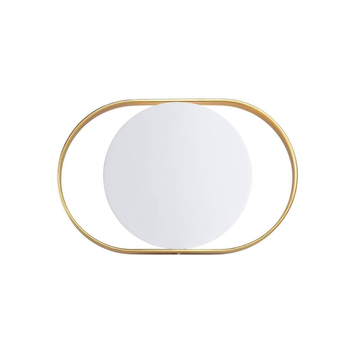 Odeon Light 4246/7WW HIGHTECH ODL21 179 бел/золотист/металл Настенный светильник IP20 LED 7W 560Лм 3000K MONDY — миниатюра 1