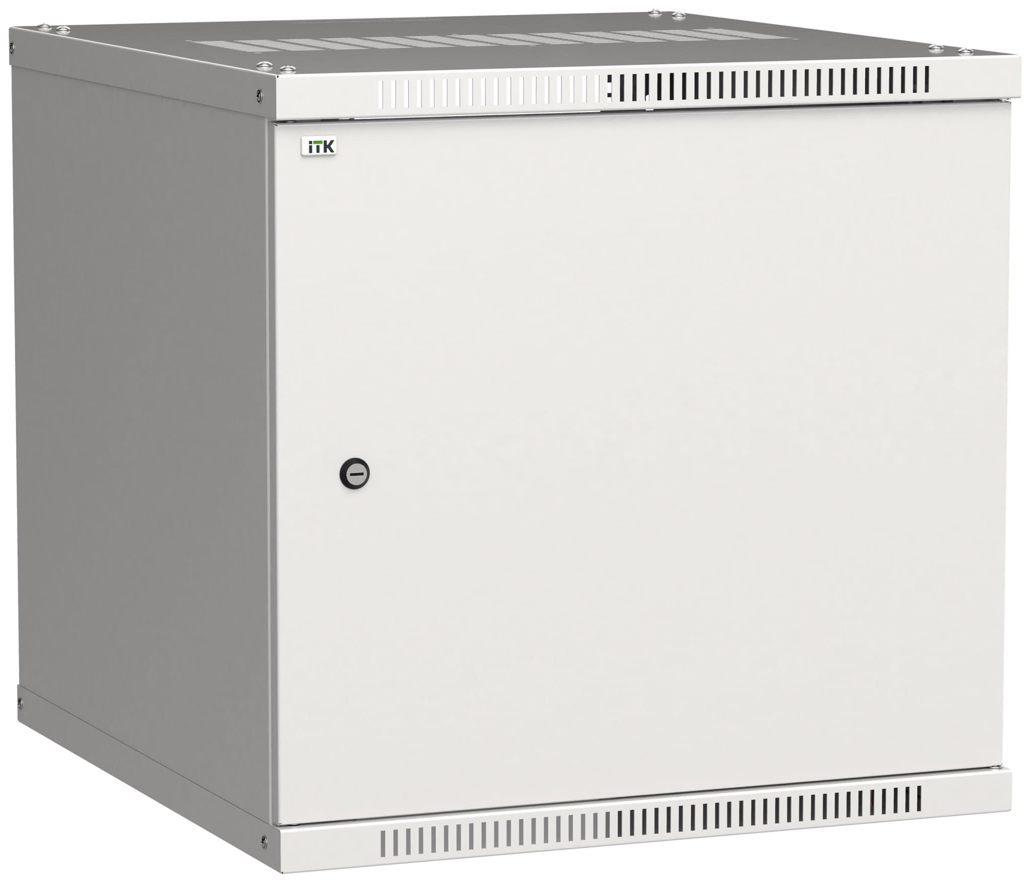 IEK LINEA WE ITK Шкаф LINEA WE 9U 600x450мм дверь, металл серый LWE3-09U64-MF