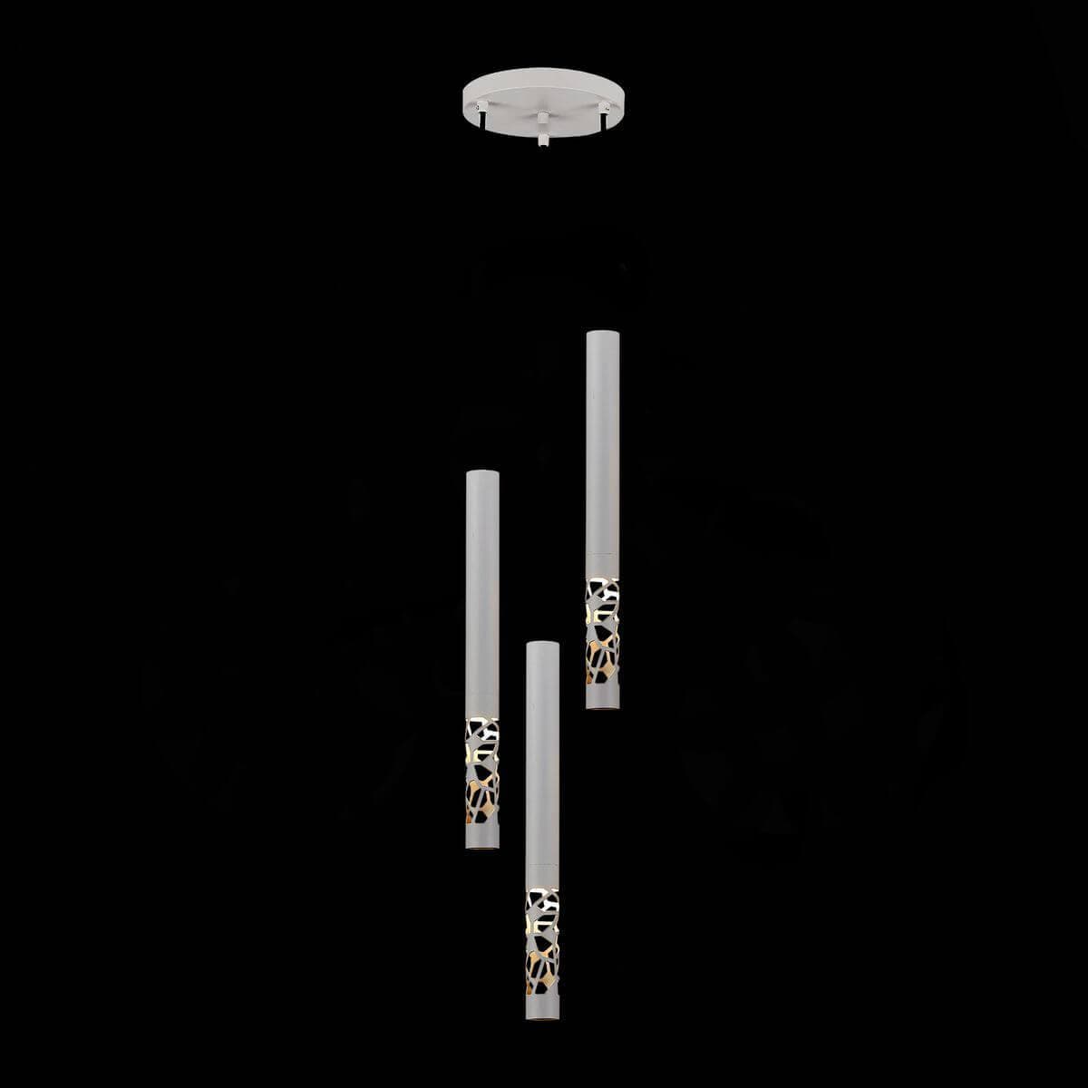 ST Luce SL1577.503.03 Светильник подвесной Белый/Белый LED 3*5W 3000K — миниатюра 2