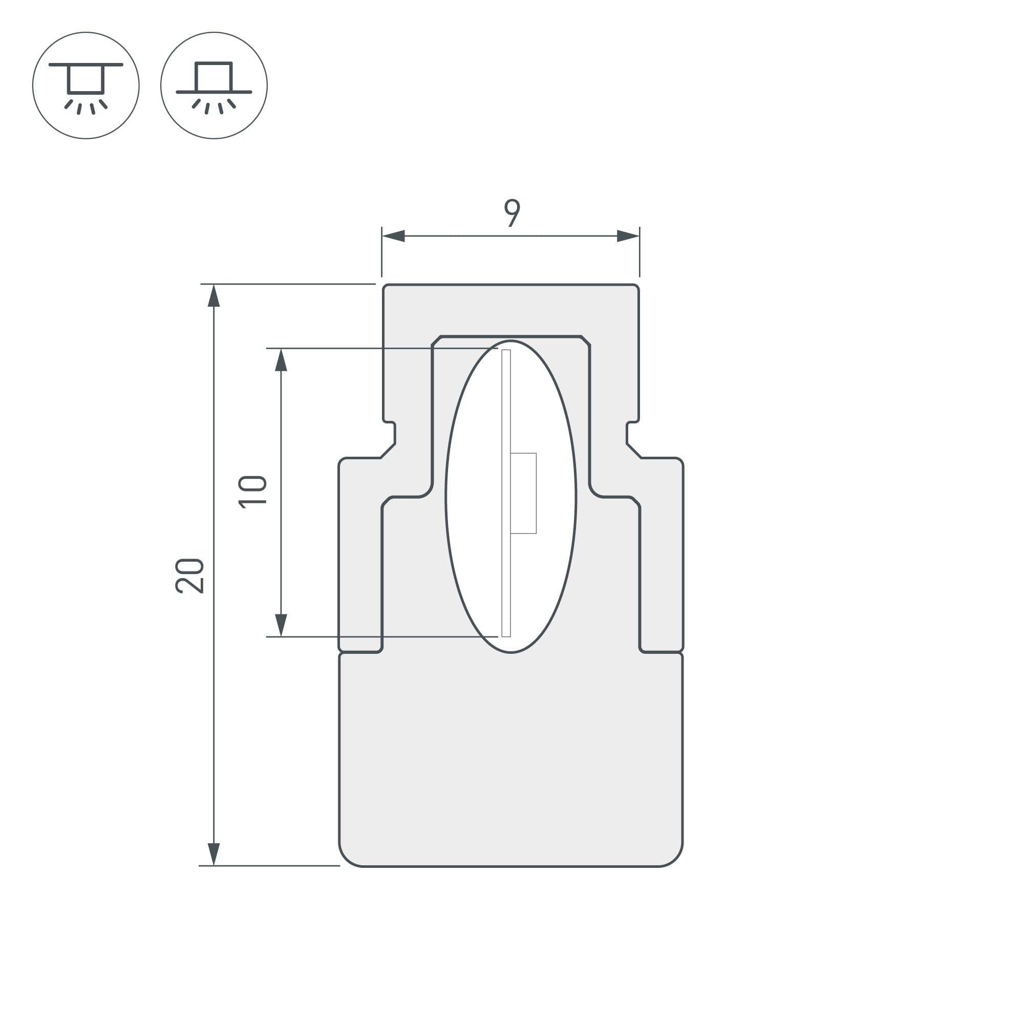 Arlight Профиль WPH-FLEX-STR-Н20-10m White (Пластик) 023669 — миниатюра 2