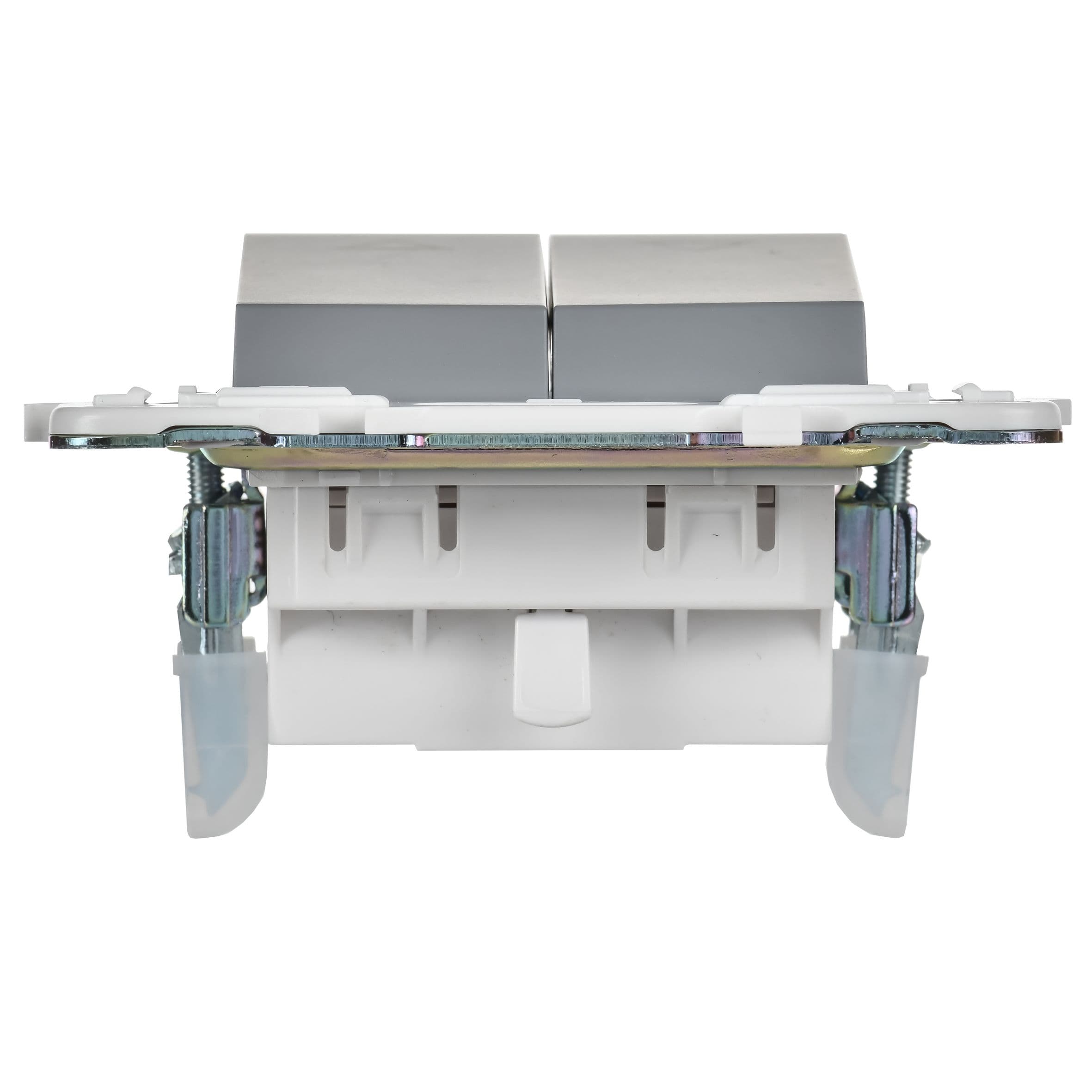 IEK SKANDY Серый Выключатель жалюзи 10А SK-V12Gr — миниатюра 5