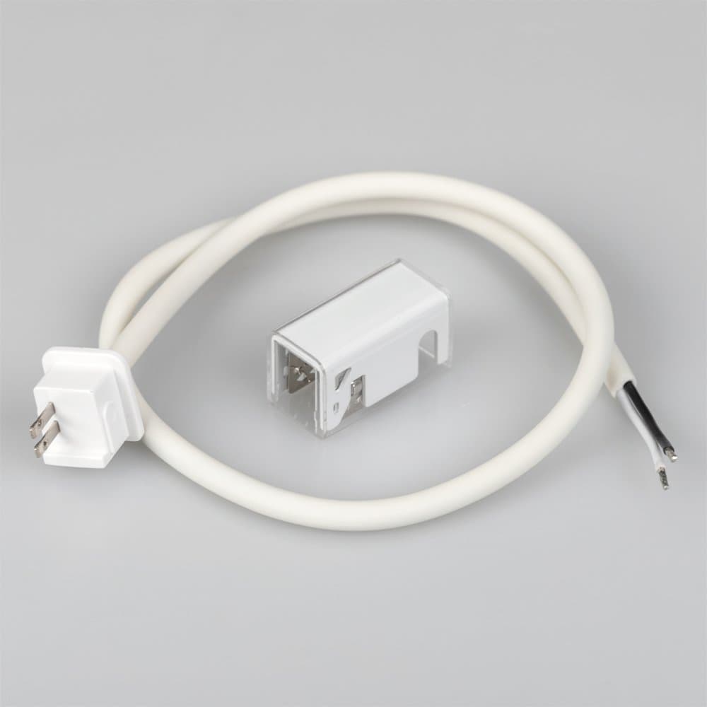 Arlight Коннектор питания ARL-MOONLIGHT-1712-CON-POWER-HR-WH (Пластик) 028051 — миниатюра 4