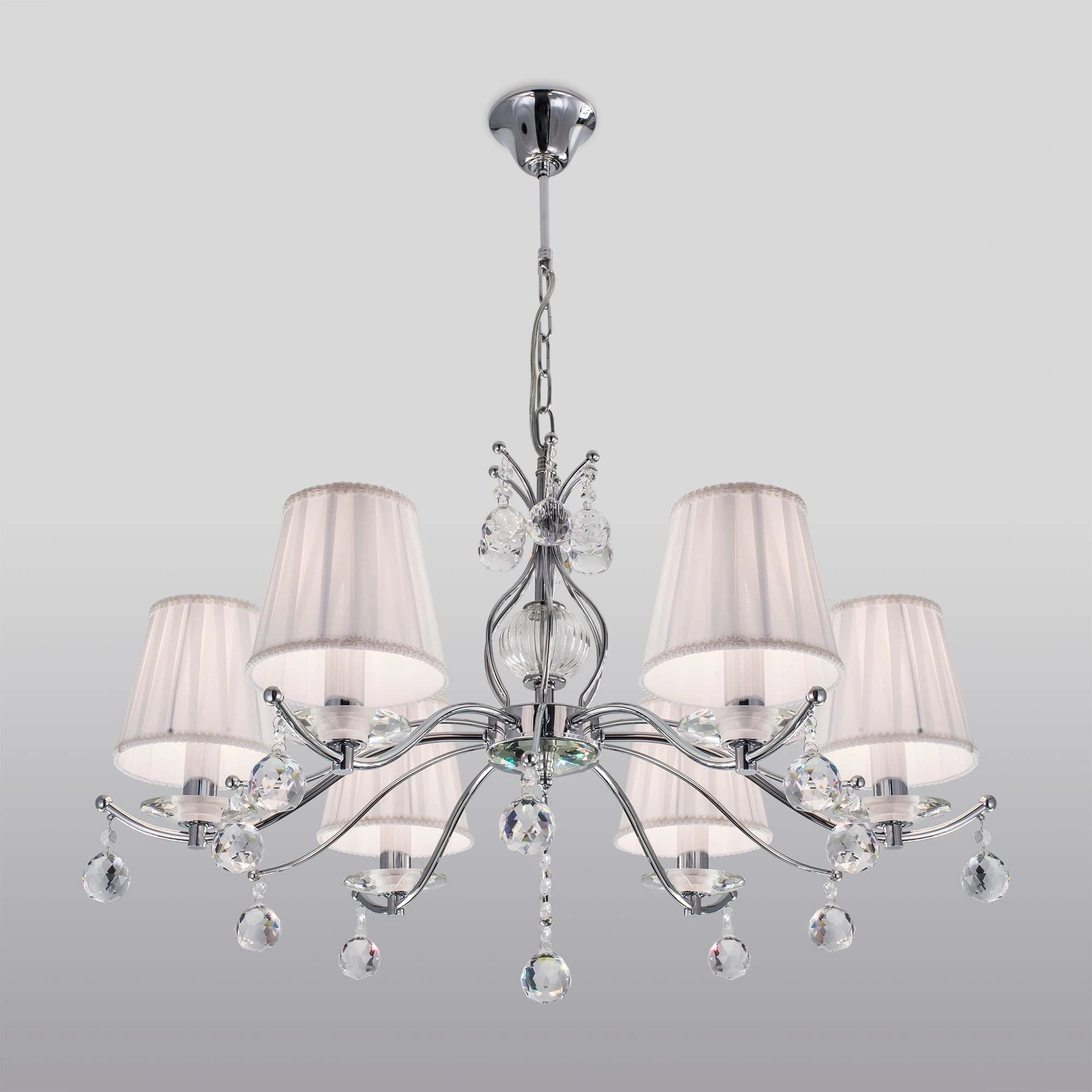 Citilux CL438161 Шелли Хром+Белый Светильник Люстра — миниатюра 2