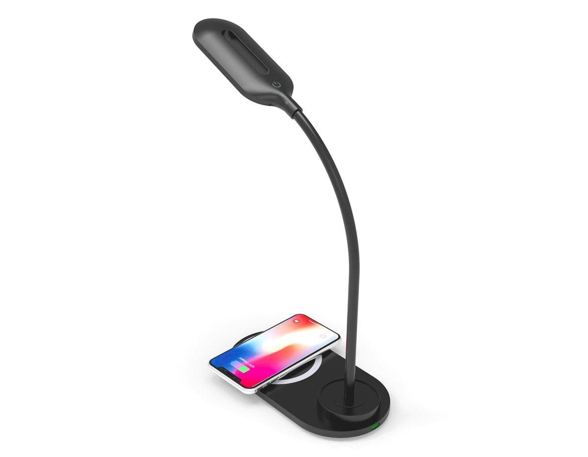 Ambrella Светодиодная настольная лампа с беспроводной зарядкой DE589 BK черный LED 3000-6400K 3W — миниатюра 3