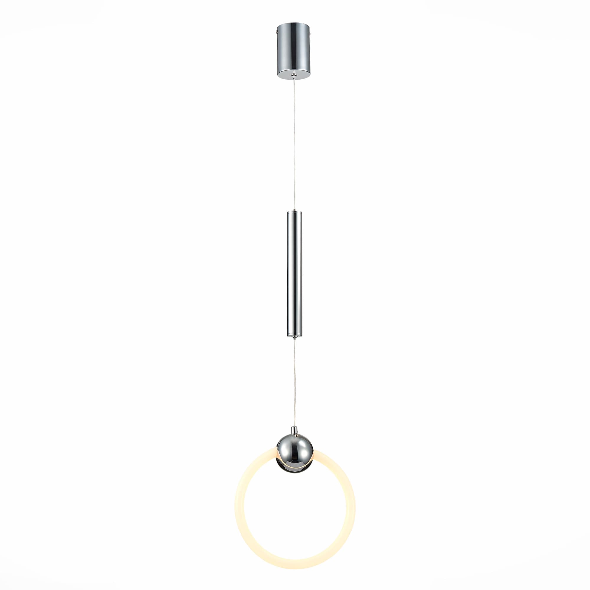 ST Luce SL1578.103.01 Подвес Хром/Белый,Хром LED 1*15W 3000K