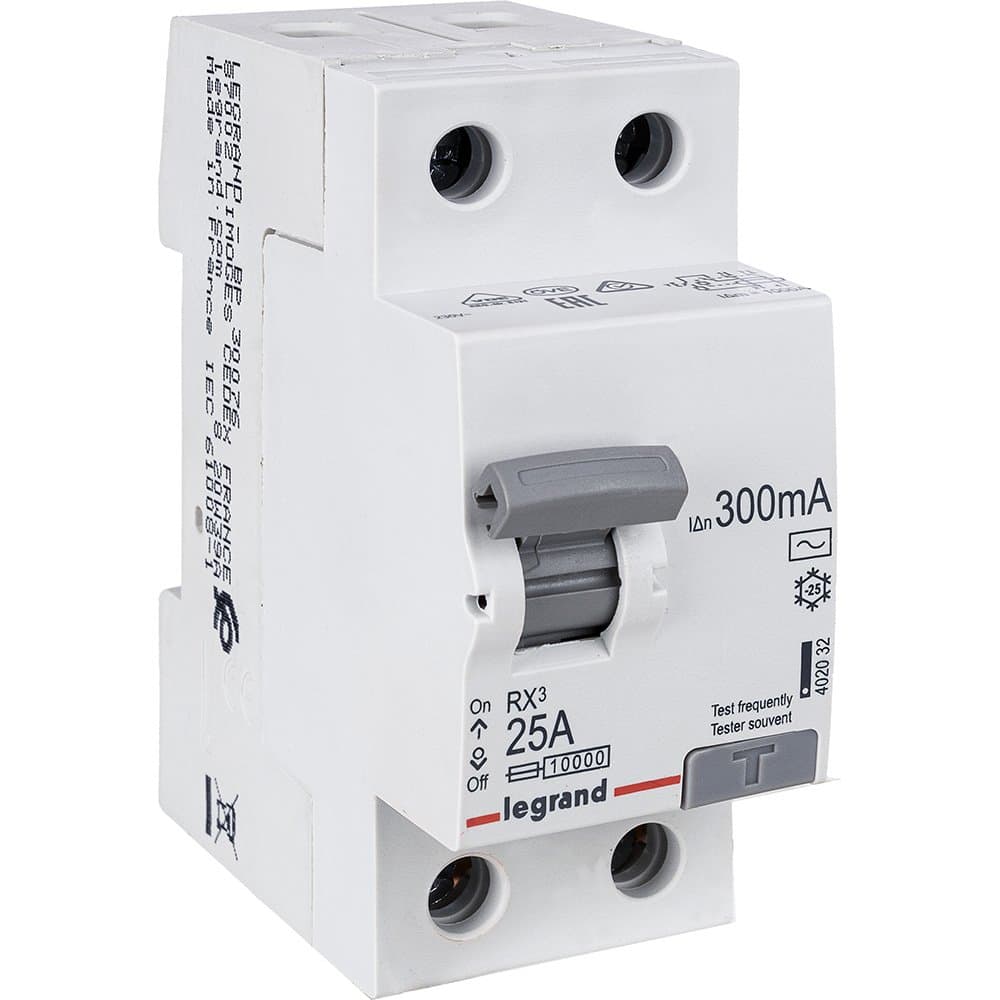 Legrand RX3 УЗО 2P 300мА 25А (AC) 402032 — миниатюра 2