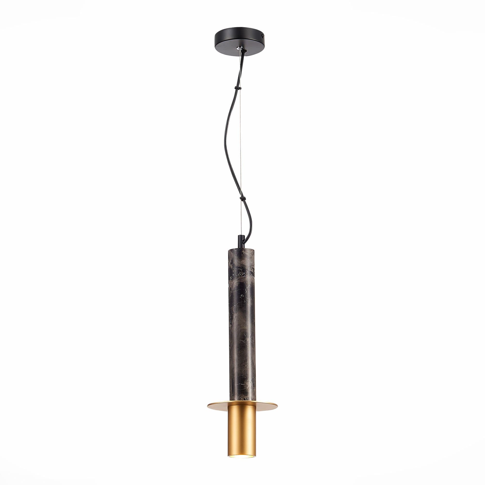 ST LUCE SL1211.403.01 Подвес Золотистый/Черный, Золотистый LED 1*5W