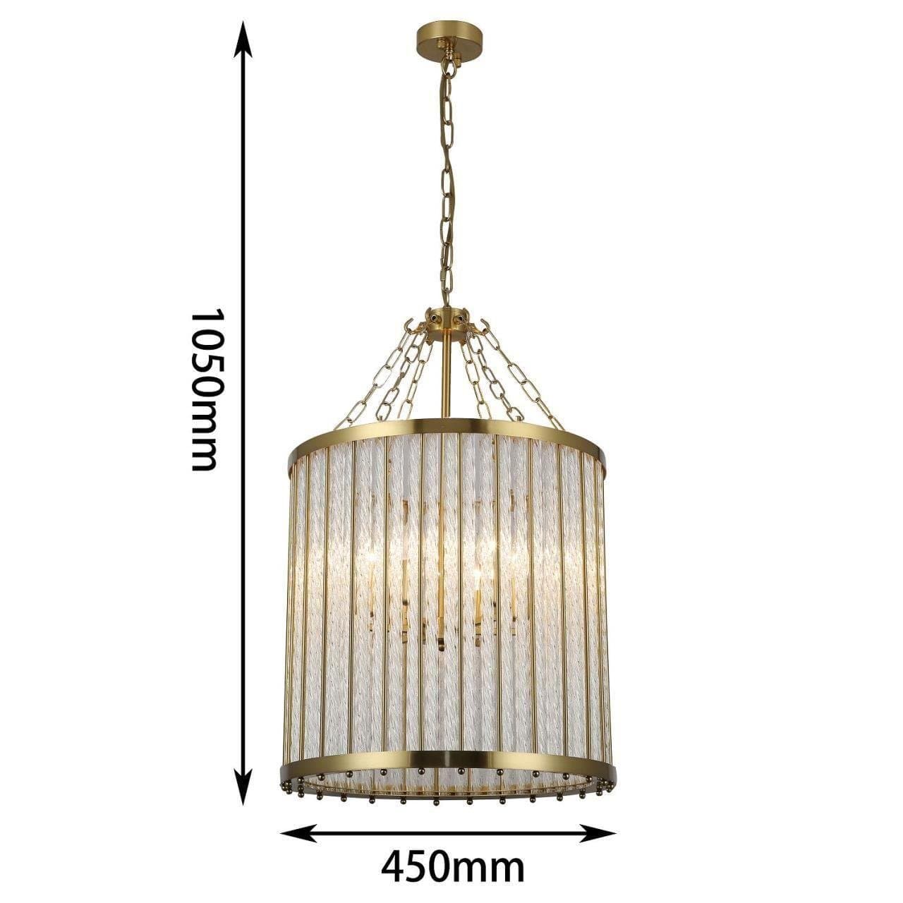 Favourite Светильник подвесной D450*H450/1050/ 6*E14*60W, excluded 2908-6P — миниатюра 2