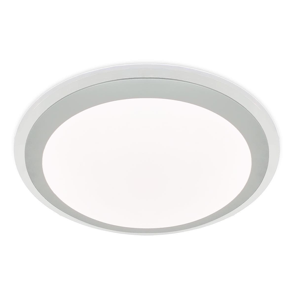 Ambrella Потолочный светодиодный светильник с пультом FF50 WH белый 72W 3000K/4200K/6400K D500*75 (ПДУ ИК) — миниатюра 1