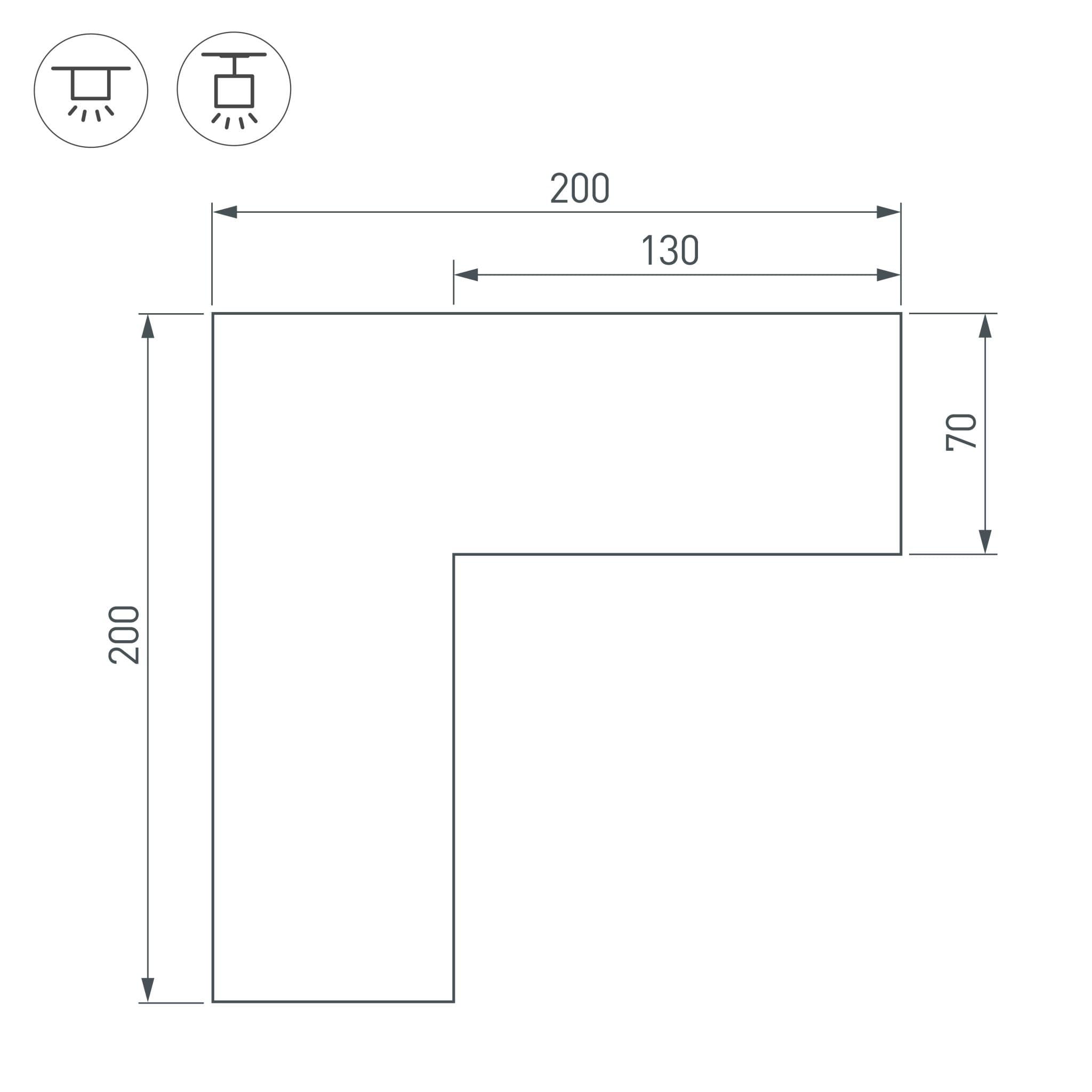 Arlight Угол SL-LINE-6070 внешний (Металл) 030140 — миниатюра 3