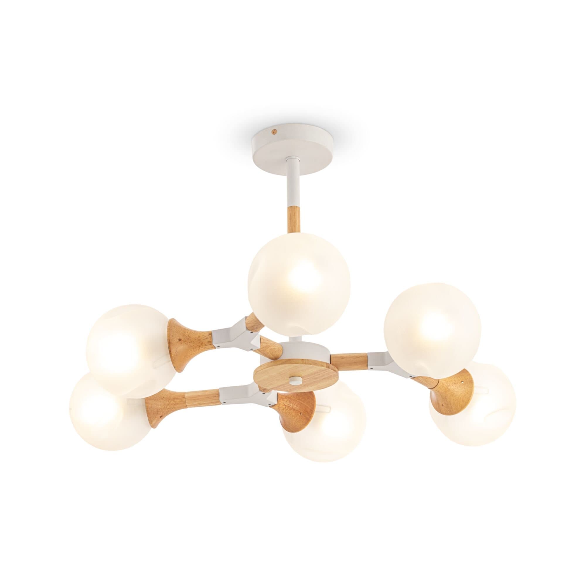 Freya Modern Amy Белый Потолочный светильник FR5105CL-06W — миниатюра 5