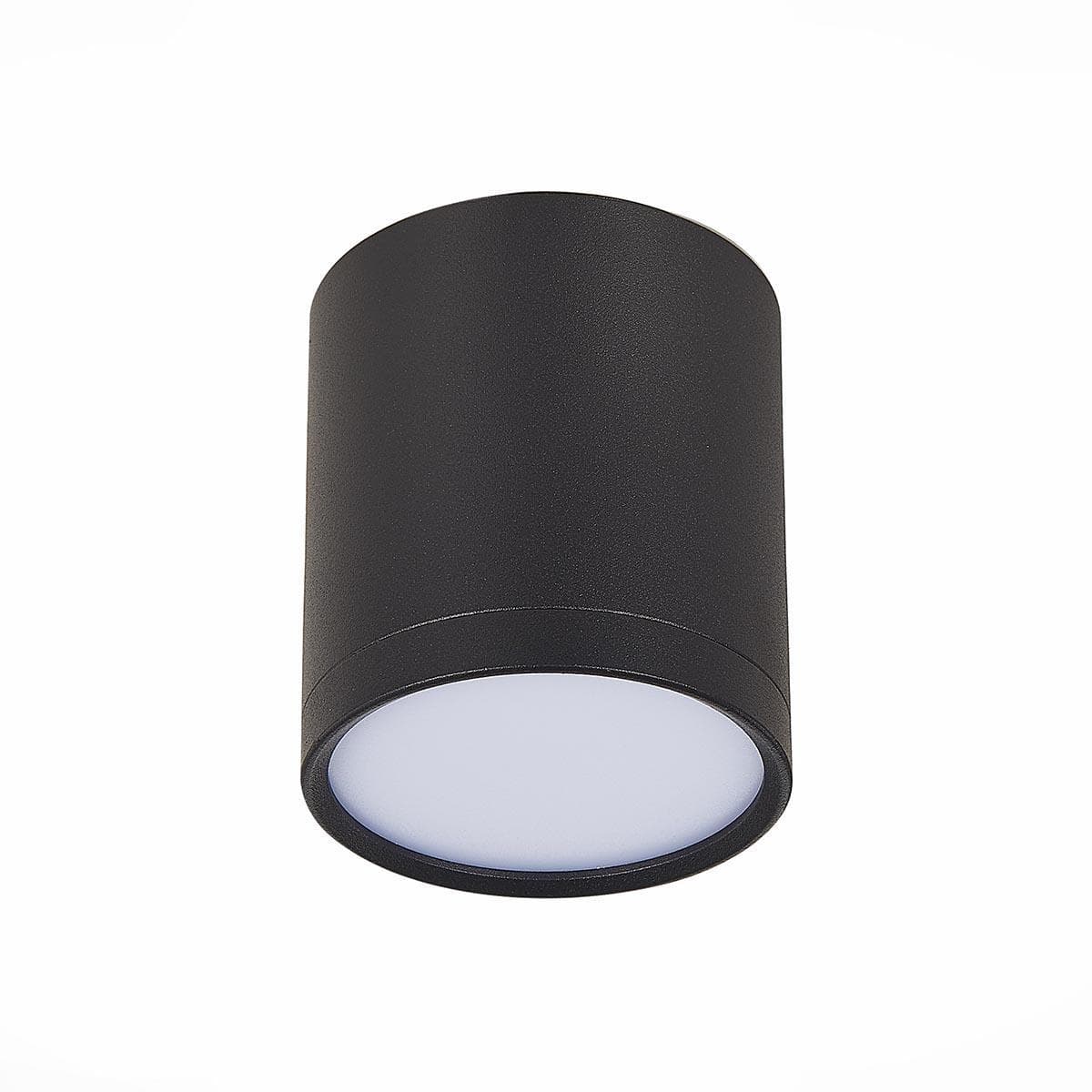 ST Luce ST113.432.05 Светильник потолочный Черный LED 1*5W 3000K 390Lm Ra>80 120° IP20 D68xH75 170-240V — миниатюра 1