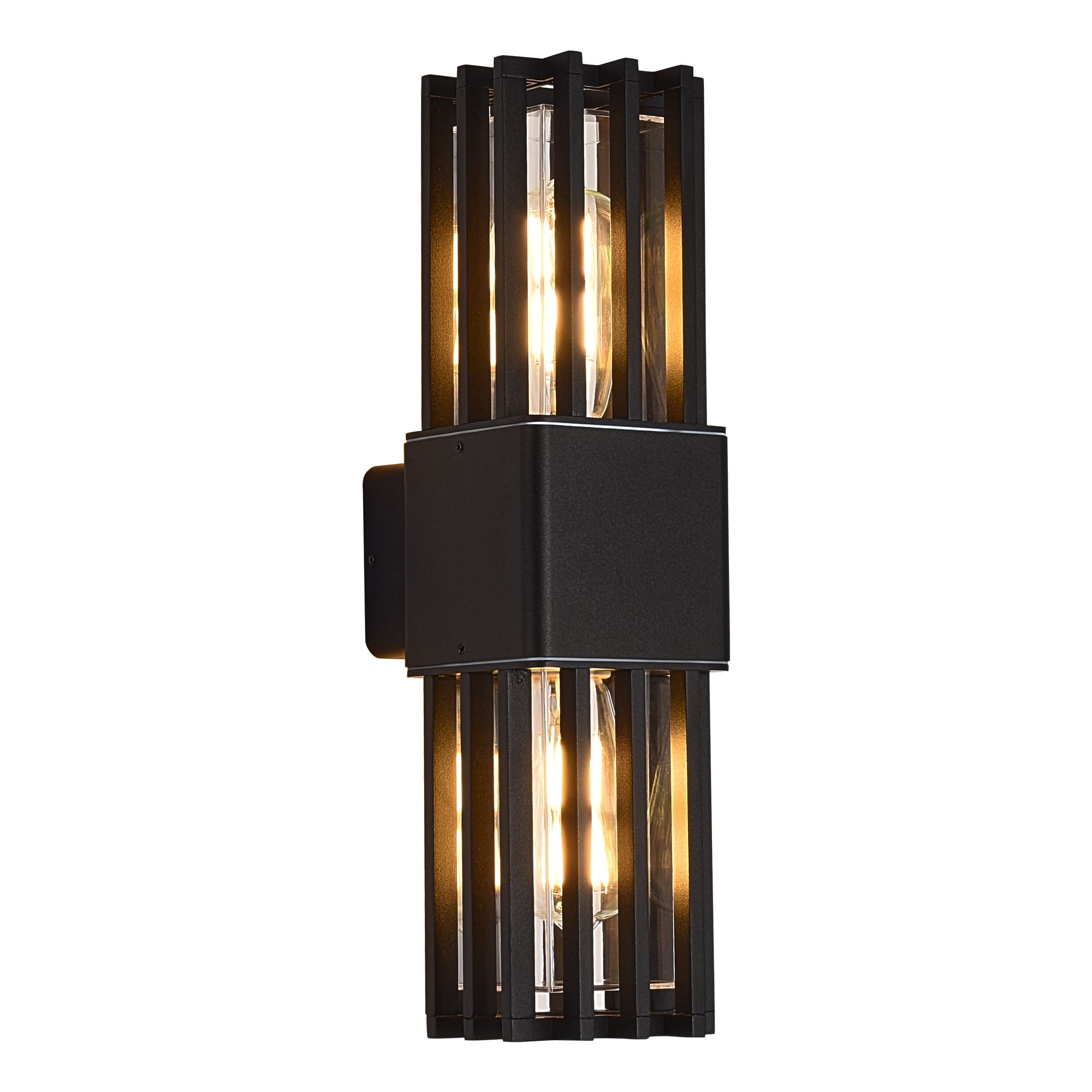 ST LUCE SL9018.401.02 Светильник уличный настенный ST-Luce черный/черный E27 2*15W