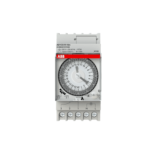 ABB Реле времени суточное AD1CO-R-15m 2CSM208151R1000 — миниатюра 2