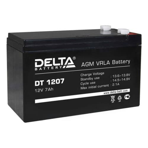 Delta Аккумуляторная батарея DT 1207 (12V/7Ah)