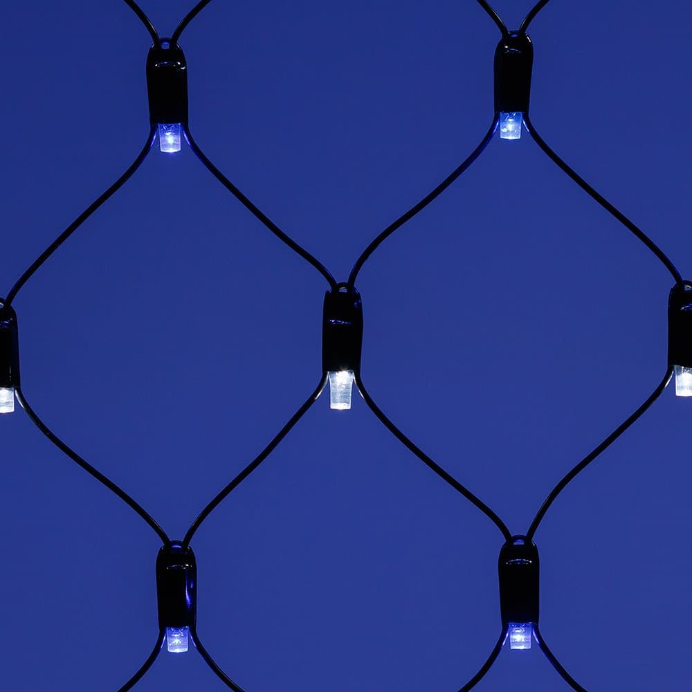 Arlight Светодиодная гирлянда ARD-NETLIGHT-CLASSIC-2500x2500-BLACK-432LED White/Blue (230V, 26W) (Ardecoled, IP65) 024694 — миниатюра 2