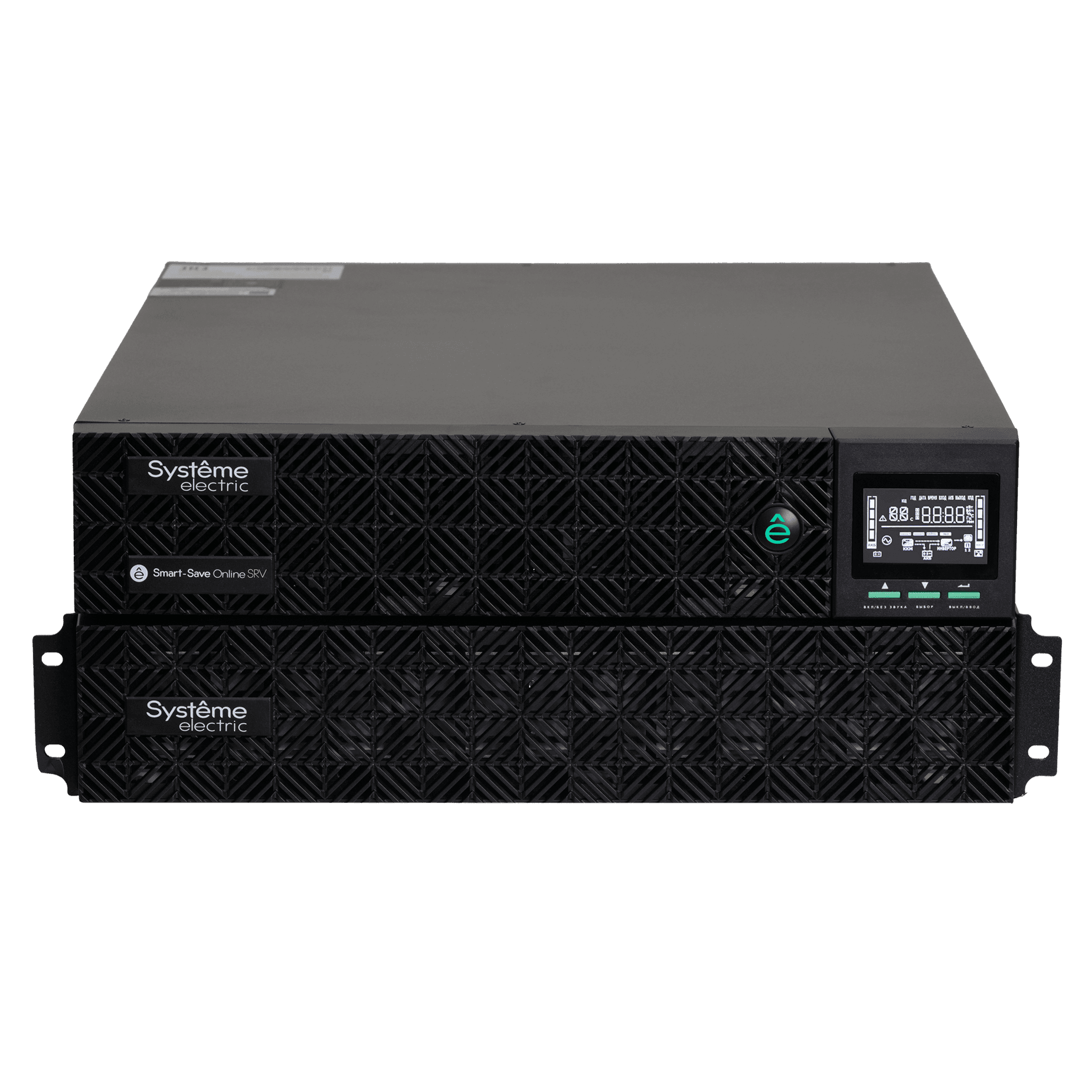 Systeme Electric ИБП Smart-Save Online SRV Systeme Electric 10000 ВA, 10000 Вт, 230 В, 1:1, 2U+2U, 16 шт. АКБ, 12В 9Ач, клеммы — миниатюра 2