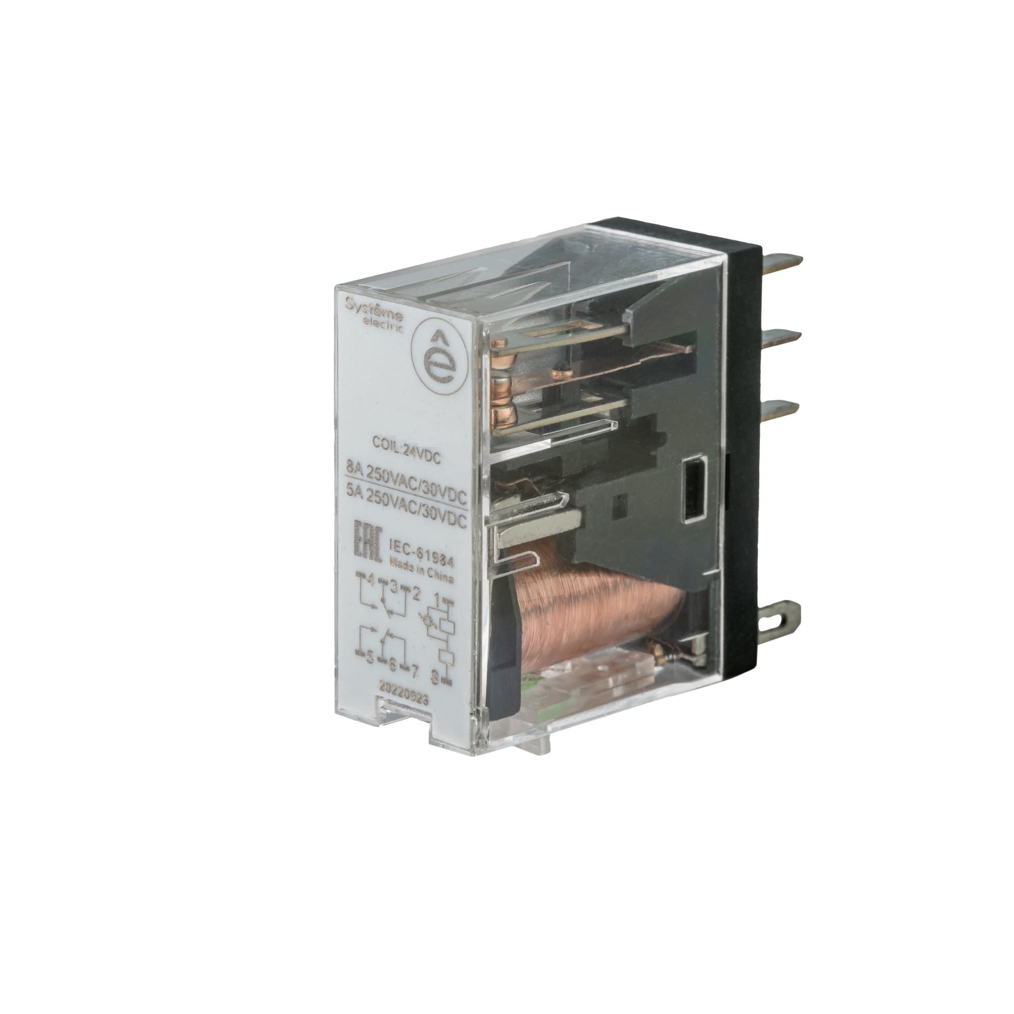 Systeme Electric Реле 8A 2CO 24VDC