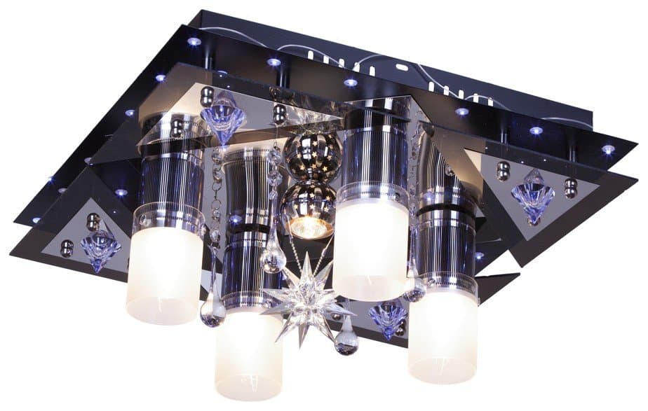 Velante 174-247-05, Светильник потолочный E27-ESL,4x20W+MR11,1x20W