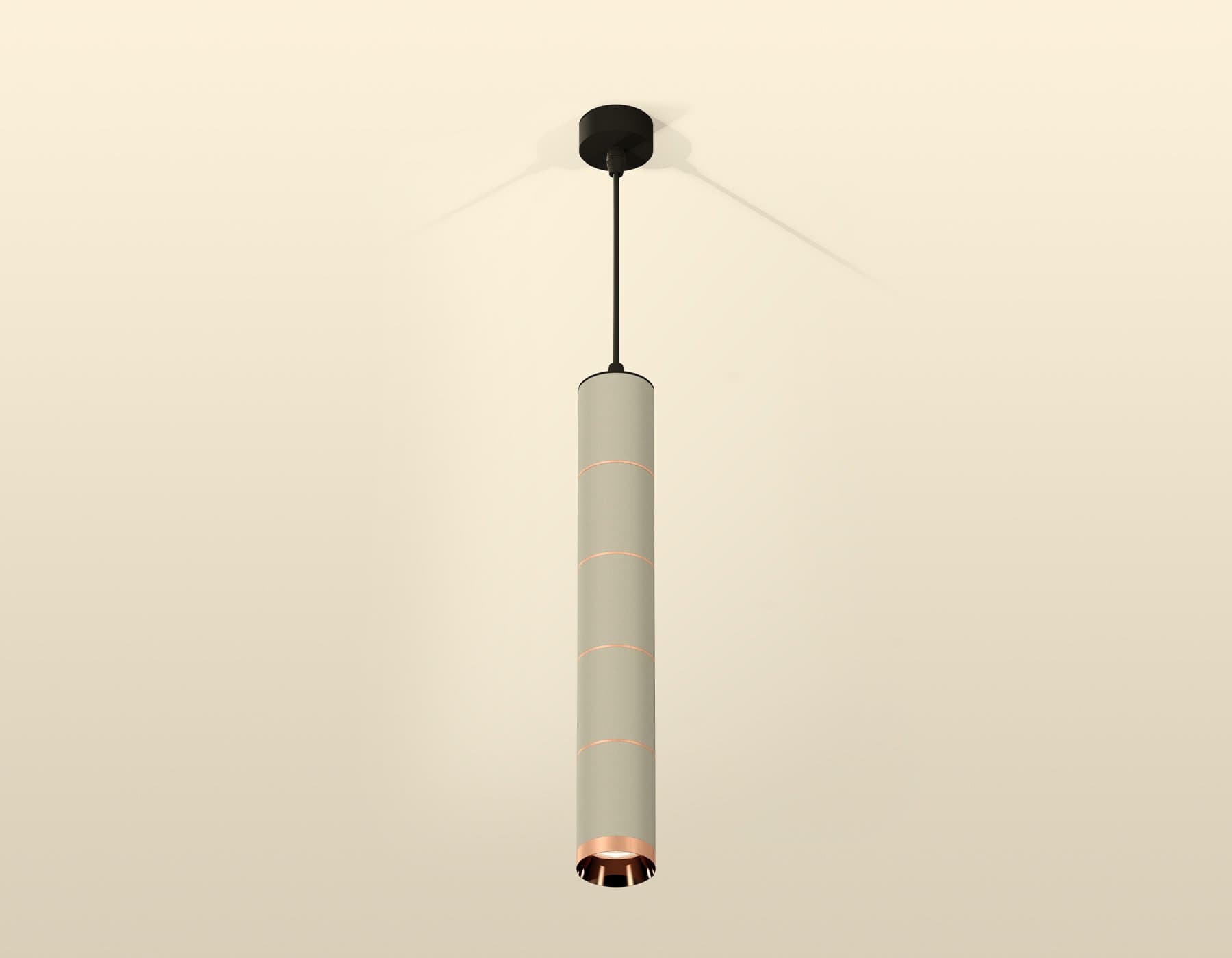 Ambrella Комплект подвесного светильника XP6314040 SGR/SBK/PPG серый песок/черный песок/золото розовое полированное MR16 GU5.3 (A2302, C6314, A2063, C — миниатюра 2